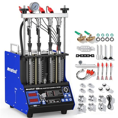 V209 Fuel Injector Cleaner Machine Supports GDI/EFI/FSI Injector Testing - size: v209