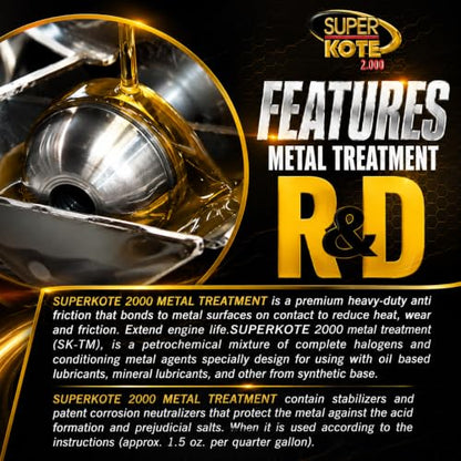 Metal Treatment Superkote 2000 / Anti Friction/Engine Treatment / 1Q