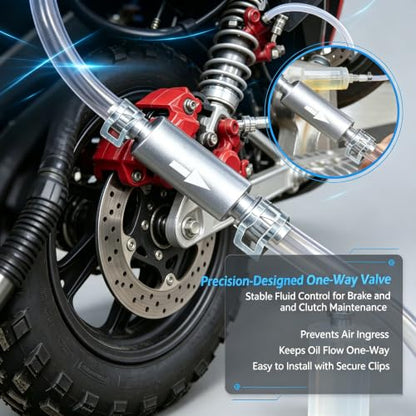 Motorcycle Brake Bleeder Kit with 100ML Syringe