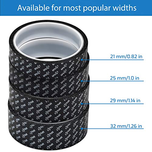milKit Tubeless Rim Tape - 11yd (10m) Rim Strip Roll - Extra Strong Bicycle Rim Tape 21mm -25mm - 29mm - 32mm Available Widths (29mm) - size: 29mm / 10m