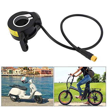Thumb Throttle Ebike, Electric E Bike Throttle 3 Pin Male Connector