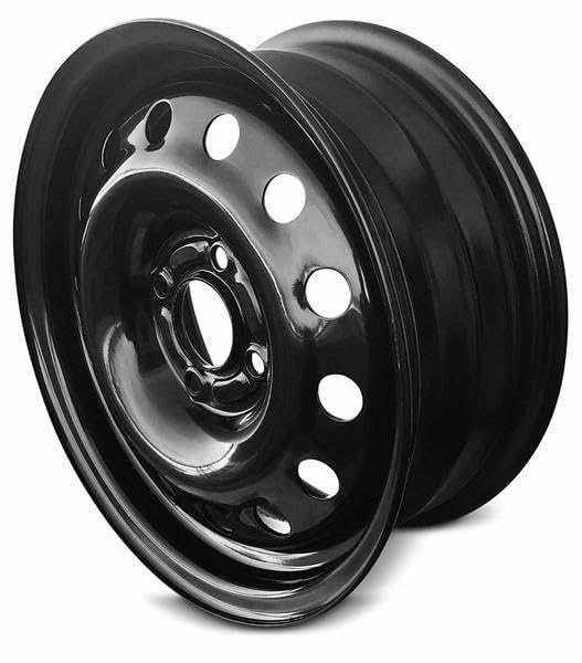 New OEM Replacement Wheel for 2009-2011 Ford Focus 15x6 inch Steel Rim Painted Black Fit 185/60R15 - size: 15x6 inch Wheel