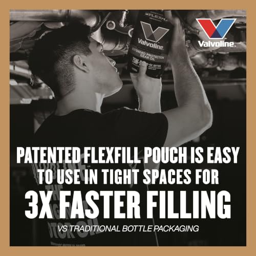 Valvoline FlexFill Extended Protection Full Synthetic 75W-90 Gear Oil 1 QT Pouch - size: 75W-90, style: Extended Protection