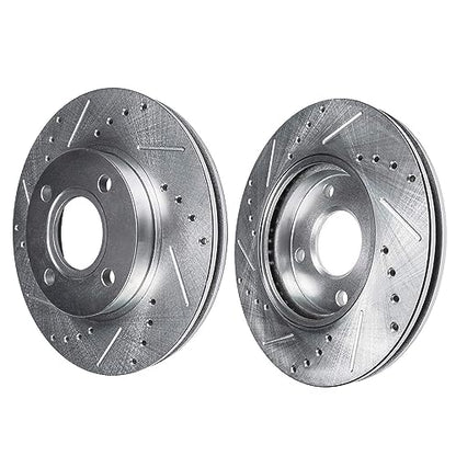 Detroit Axle - 8pc Brake Kit for 2010 2011 2012 2013 2014 Honda Insight - size: 8PR50791/KIT
