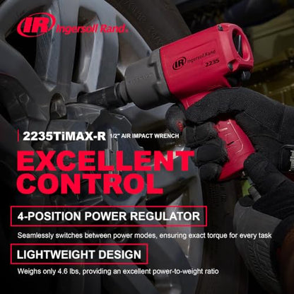 Ingersoll Rand 2235TiMAX-R 1/2" Drive Air Impact Wrench - style: 2235 1/2-Inch Standard - Red
