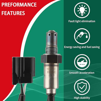 O2 Oxygen Sensor Heated Air Fuel Ratio Compatible with Honda ATV 2014-2023 TRX420 Rancher TRX500 Foreman Rubicon TRX520 Replace# 36531-HR3-A22 - size: 36531-HR3-A22