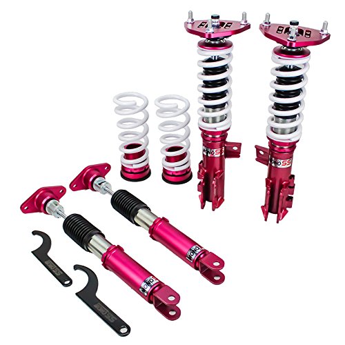 Godspeed MSS0112-A MonoSS Coilover Lowering Kit, Fully Adjustable, Ride Height, Spring Tension And 16 Click Damping, compatible with Hyundai Sonata (YF) 2011-14 All Trims