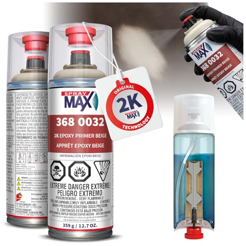 SprayMax 2K Epoxy Primer Beige | 2K Primer Automotive | Epoxy Spray Paint