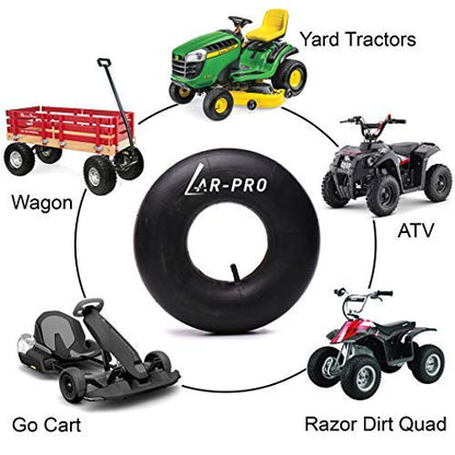 (2-Pack) AR-PRO 15x6.00-6" Inner Tubes with TR-13 Straight Valve Stem - Replacement Lawn Mower Tire Tubes with TR13 Straight Valve Stem - Suitable for Yard Tractors, Wheelbarrows, ATVs, and More - size: 15X6.00-6,TR-13