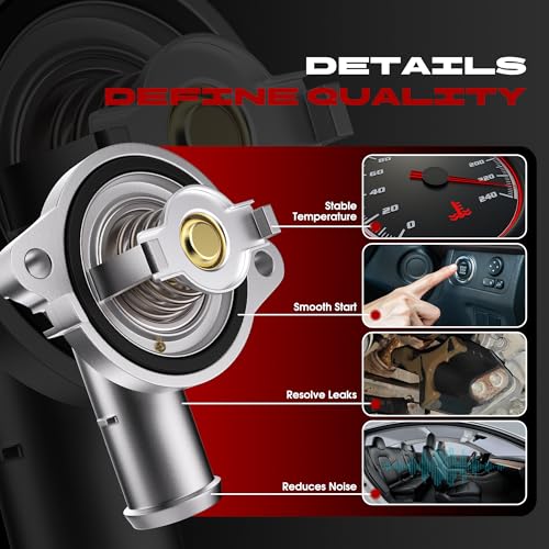 Upgrade Aluminium Engine Coolant Thermostat Housing Assembly