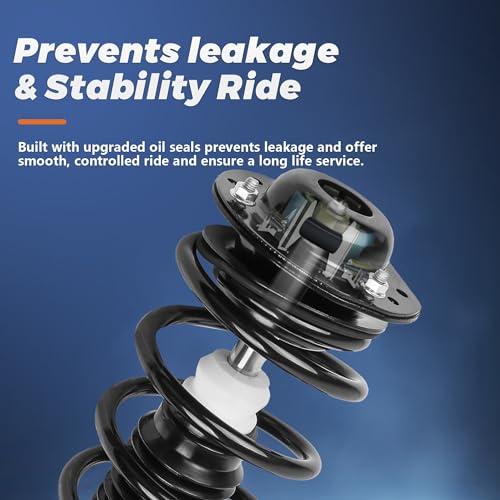 KUIPERAUTO Rear Complete Struts Rear Shocks 25822946 25822945 Compatible with 2009-2017 Chevy Traverse, Compatible with 2008-2017 Buick Enclave, Compatible with 2007-2016 GMC Acadia, K104GJ475X2 - size: 2x Rear Struts, style: 2013-2017