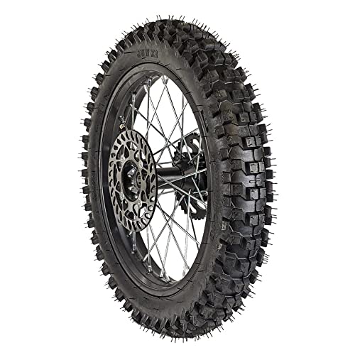 16" Rear Wheel 90/100-16 Tire Assembly For Dirt Pit Bike 125cc 140cc 150cc Apollo SSR XR CRF TaoTao Includes Brake Rotor and 428 Sprocket (16 Inch) - size: 16 Inch