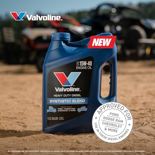 Valvoline Heavy Duty Synthetic Blend 15W-40 Diesel Engine Oil 1 Gallon - size: 1 Gallon, style: Synthetic Blend