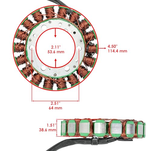 Caltric Stator & Regulator Rectifier Compatible with Yamaha Xv535 Xv-535 Xv 535 Virago 1987-2000 New