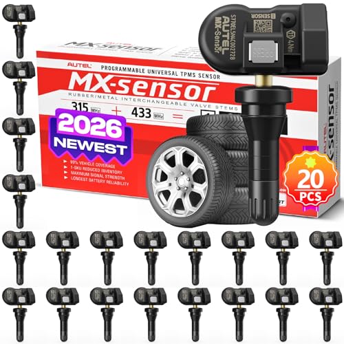 Autel TPMS Sensors 20 Pack, 2 in1 MX-Sensor 315/433MHz Tire Pressure Sensor