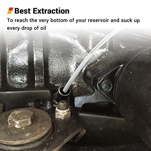 EWK 3.5 x 4.5 mm Slim Hose for 6.5L 10.5L 15L Pneumatic/Manual & Manual Oil Changer Vacuum Fluid Extractor Pump - style: slim 3.5 x 4.5 mm