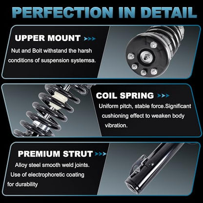 171691 Front Strut Complete Assembly Compatible with 1998-2002 Honda Accord - size: 171691R 171691L