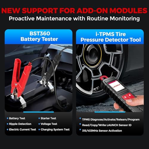 LAUNCH OBD2 Scanner CRP123I V3.0 Elite,7 Resets Car Scanner,Lifetime Update