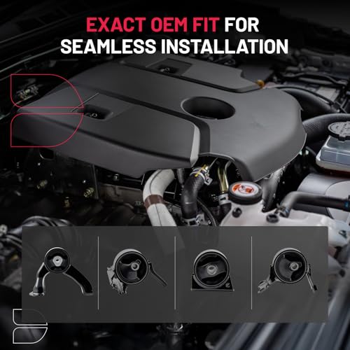 BDFHYK Engine Motor & Trans Mounts Compatible with Dodge Caliber 07-12 - size: 2007-2017 Chrysler 4PCS