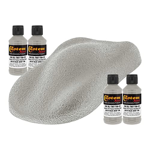 Custom Coat 3 Ounce, Haze Gray, Bedliner Tint Concentrate, 4 Pack - color: Haze Gray, size: 3-Ounce (Pack of 4)
