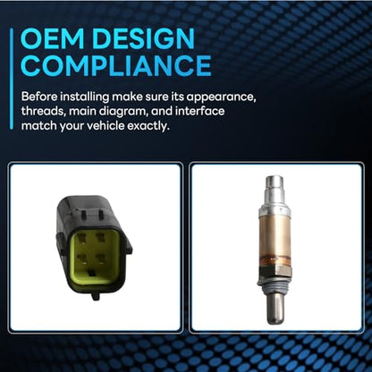 Oxygen Sensor Air Fuel Ratio Compatible with Dodge Stratus Intrepid Neon B1500 B2500 B3500 Dakota Ram 1500 2500 3500 Viper Durango, Compatible with Chrysler & Jeep Replace # 13404 - size: 13404