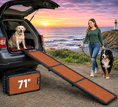 Pet Gear Travel Lite Ramps for Dogs and Cats, Terracotta - color: Terracotta