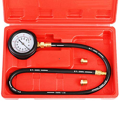 JIFETOR Oil Pressure Tester Kit Professional Engine Diagnostic Test Tool
