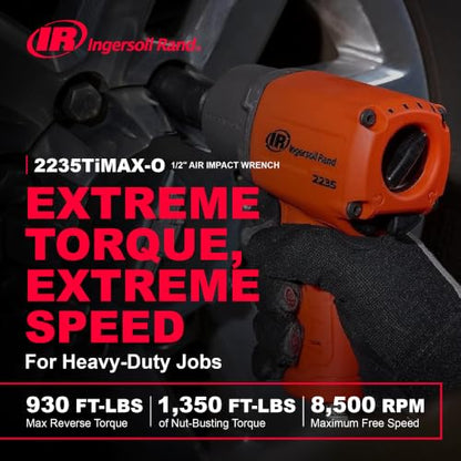 Ingersoll Rand 2235TIMAX-O 1/2" Drive Air Impact Wrench - style: 2235 1/2-Inch Standard - Orange