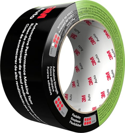 3M Automotive Performance Masking Tape, 03435, 48 mm x 32 m, 1 Roll - size: 48 mm x 32 m