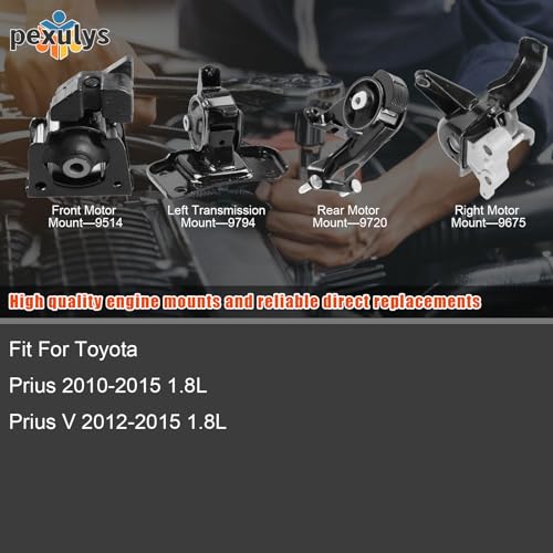 Engine Mount For Toyota Prius/Prius Plug-In/Prius V 2010-2015 - size: 2010-2015 Prius 1.8L