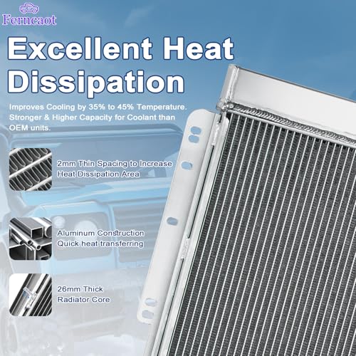 Radiator for 1959-1965 Chevy Impala El Camino Biscayne Bel Air Kingswood