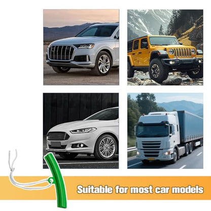 5PCS Car Tire Changing Rim Protector, Vehicle Fixing Wheel Changer Guard Edge Saver, Auto Tyre Changing Hub Rim Protective Cover, Universal for Sedan Truck Motorcycle (Green) - color: Green