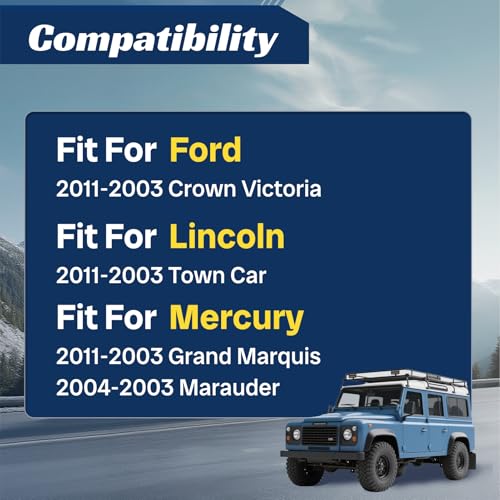 K80140 2PCS Front Stabilizer Sway Bar End Links Fit for Lincoln 2003 2004 2005 2006 2007 2008 2009 2010 2011 Town Car/for Ford 03-11 Crown Victoria/for Mercury Grand Marquis, Marauder 03-11 - size: K80140 X2