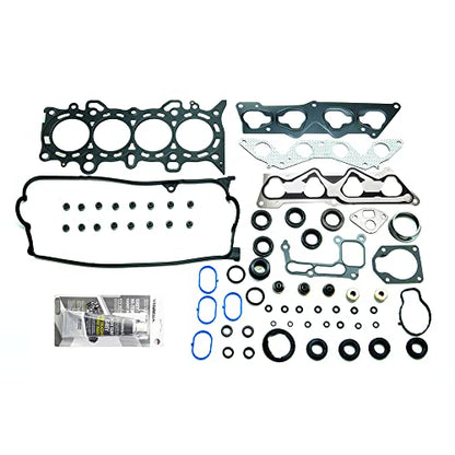 MLS Head Gasket Set w/Seal Silicone Compatible With 2001-2005 Honda Civic LX DXENG. Code D17A1 - color: HS26236PT, 032-2953,HS4038