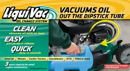 Stens LiquiVac Oil Extractor, Small, 3 Quart, ea, 1