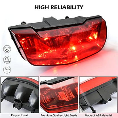 SAUTVS 1PC Red LED Tail Light for Honda TRX 420 500 FA Rancher 2007-2022