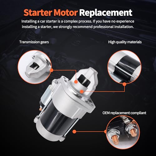 HiSport 21163-7023 Starter Motor for 18.5HP 20.5HP 22HP 23HP 23.5HP - color: 19169N