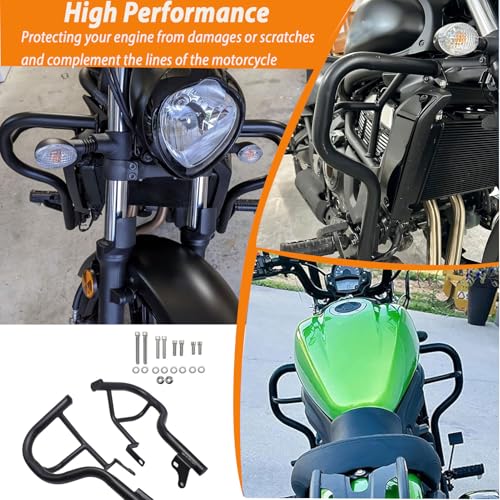 VN650 Parts Engine Guard Frame Sliders Bumper for Vulcan S EN650 2015-2026