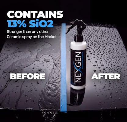 Nexgen - Ceramic Spray - Ceramic Coating for Cars - Better than Wax - 8 oz - size: 8 Ounce (Pack of 1)