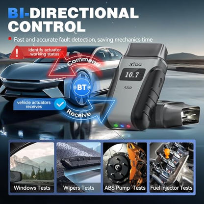 XTOOL A30D Bidirectional OBD2 Scanner Diagnostic Tool All System & 19 Reset