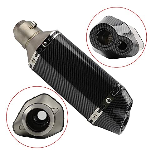 FLYPIG Slip On Exhaust Muffler Pipe 1.5-2" Inlet for Sport Street Dirt Bike