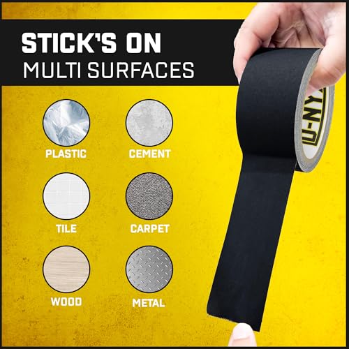 D-NYX Gaffer Tape 1.88 Inch 1 Pack White Gaff Tape No Residue - color: White, size: 1.88 inch