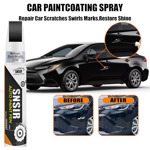 Car Touch up Paint(218 Attitude/Midnight Black Metallic) Compatible with Toyota, Car Paint Pen Scratch Repair Two-In-One Touch Up Paint, Premium Car Scratch Remover for Deep Scratches - color: Attitude/Midnight Black Metallic(218) for 4Runner/Avalon-model
