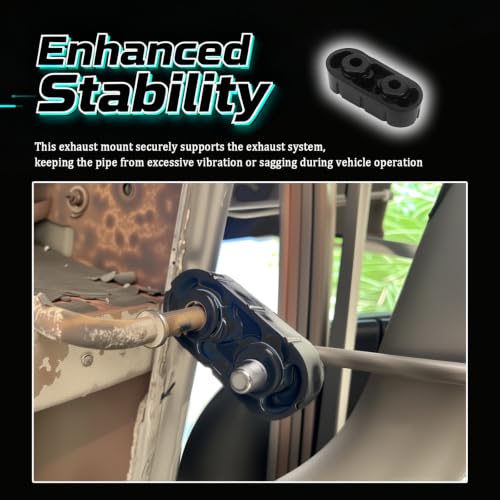 1PC Rubber Exhaust Hangers OEM#25956663,15740212,Heavy-duty Muffler Hanger Car Accessories Compatible with Chevrolet Silverado 1500/2500/3500,Express 1500/2500/3500 (1PC) - color: 1PC