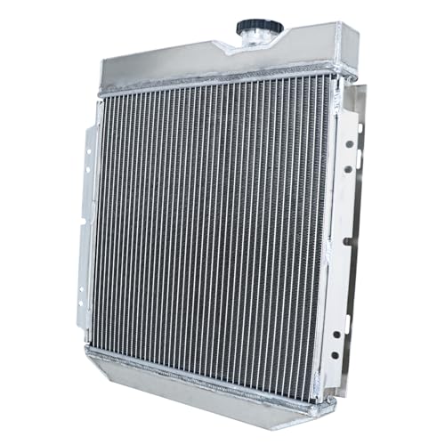 1965 66 1966 Mustang Radiator For 60-66 Ford Falcon Mustang Mercury Comet - size: 3 Row Radiator w/CNC Cap