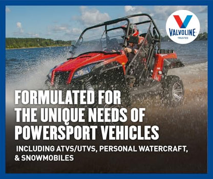 Valvoline 4-Stroke Powersport Full Synthetic Motor Oil 1 Quart - size: 1 QT