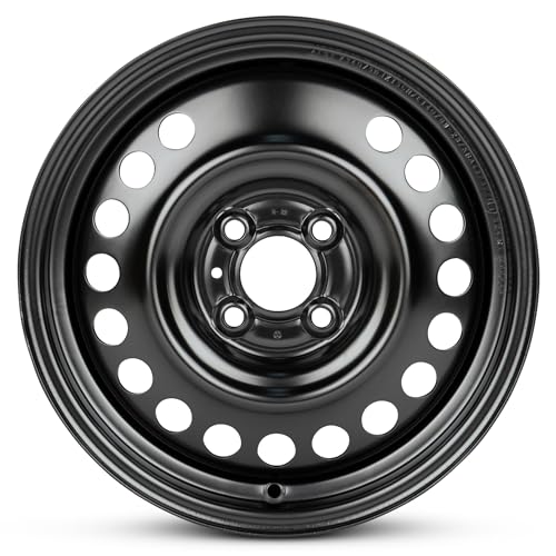 OEM Replacement 15x5.5 Steel Wheel 4x100 Bolt Pattern Matte Black Finish Stamped 1-Piece Rim for 2012-2019 Nissan Versa 403009KZ0A Direct Bolt-On Fit - size: 2012-2019 Versa - 15x5.5 inch