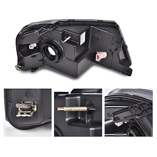 G-PLUS LED DRL Headlights Compatible with 2004-2008 Ford F150 - size: Fit Ford F150 2004-2008(Chrome)
