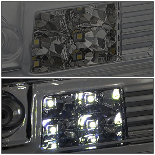 DNA MOTORING 3BL-COLO15-3D-LED-SM Smoked Lens 3D LED Third Tail Brake Light [Compatible with 15-18 Colorado/Canyon] - color: Smoke