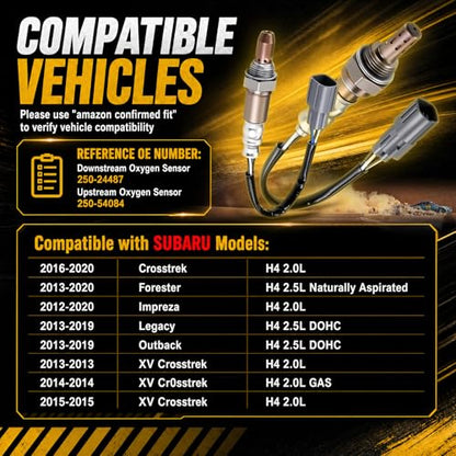 O2 Oxygen Sensor Upstream Downstream Compatible with Subaru Outback